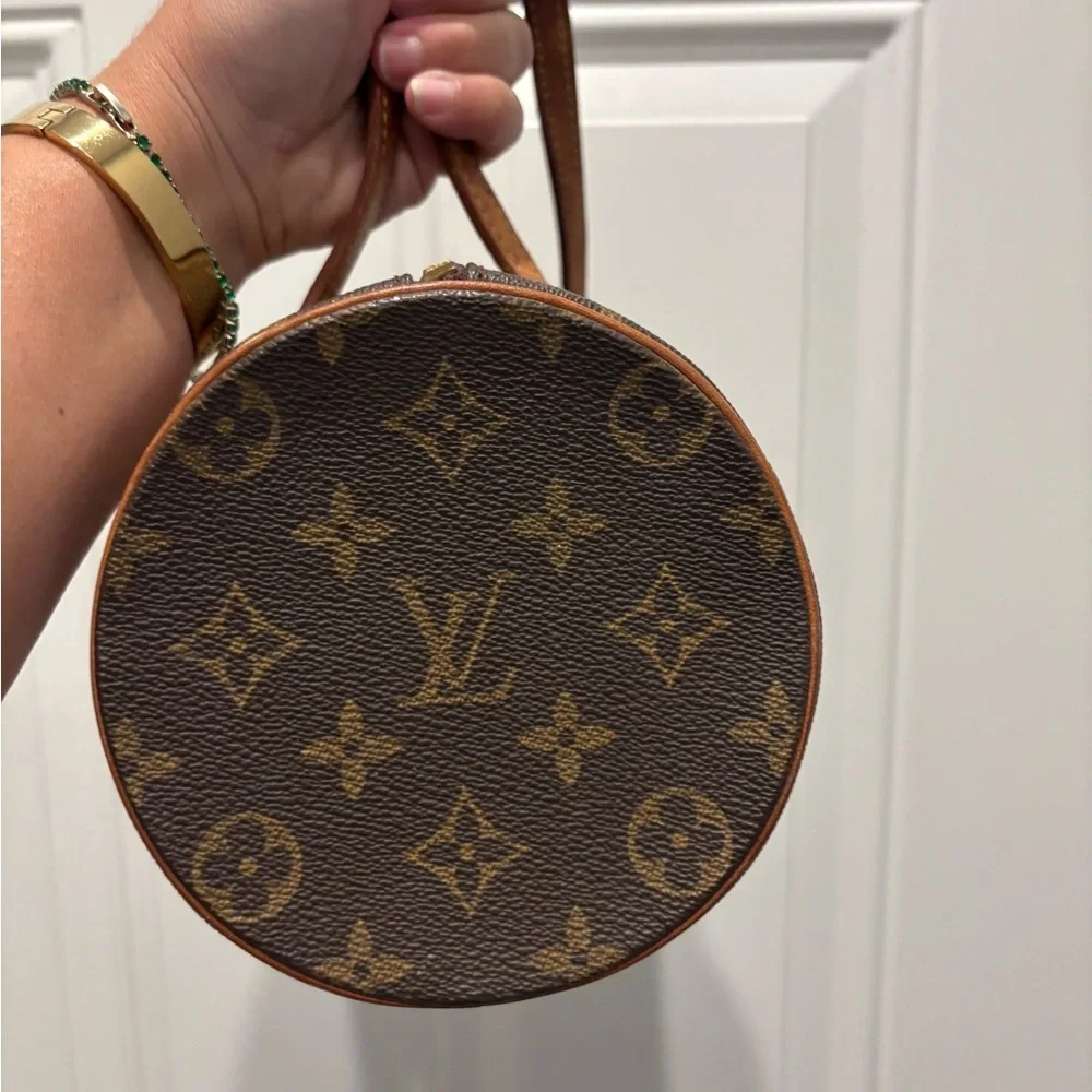 Louis Vuitton Barrel Monogram Brown Papillon Bag 30